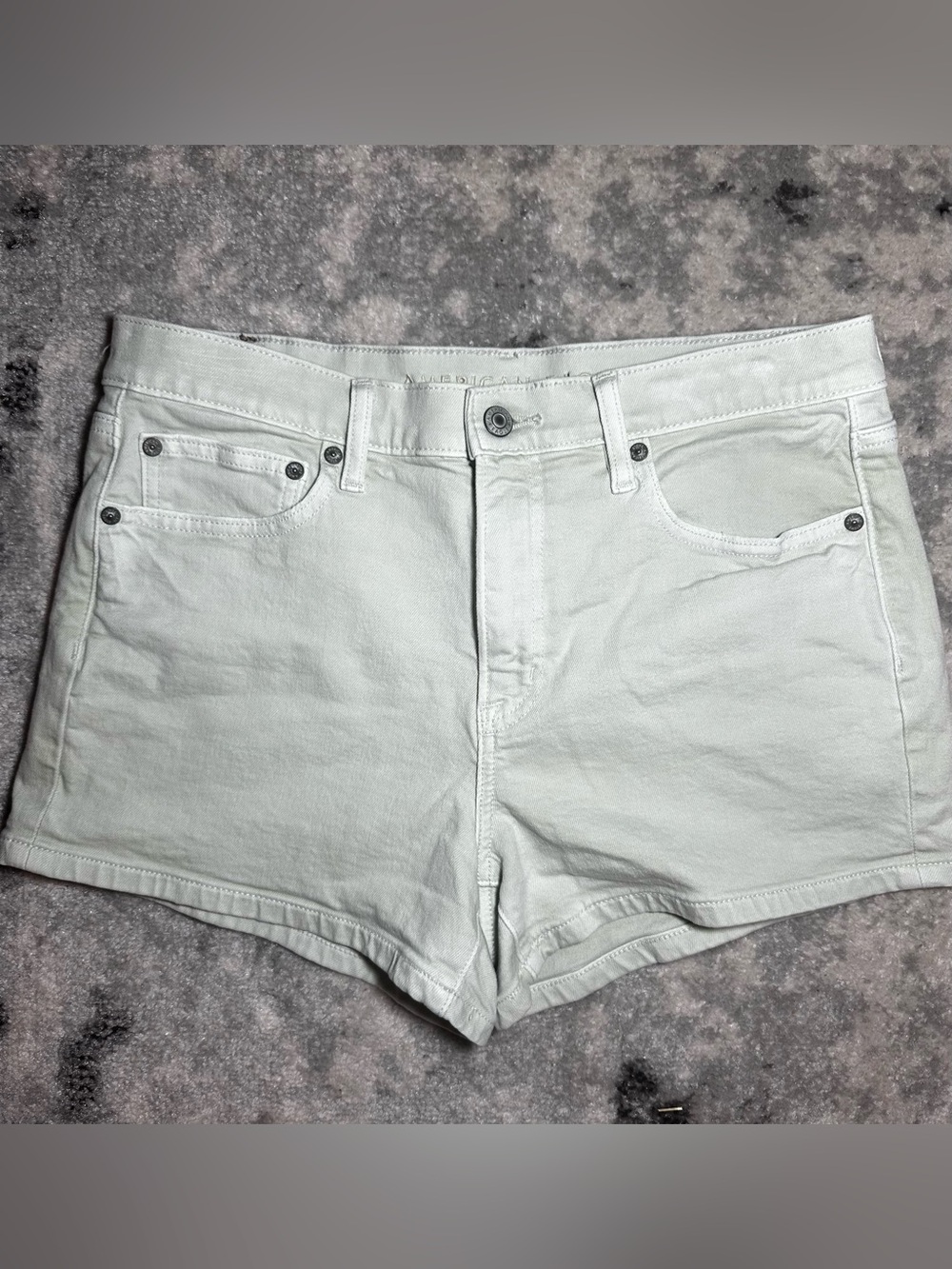 American Eagle Outfitters Light Mint Green Denim Shorts